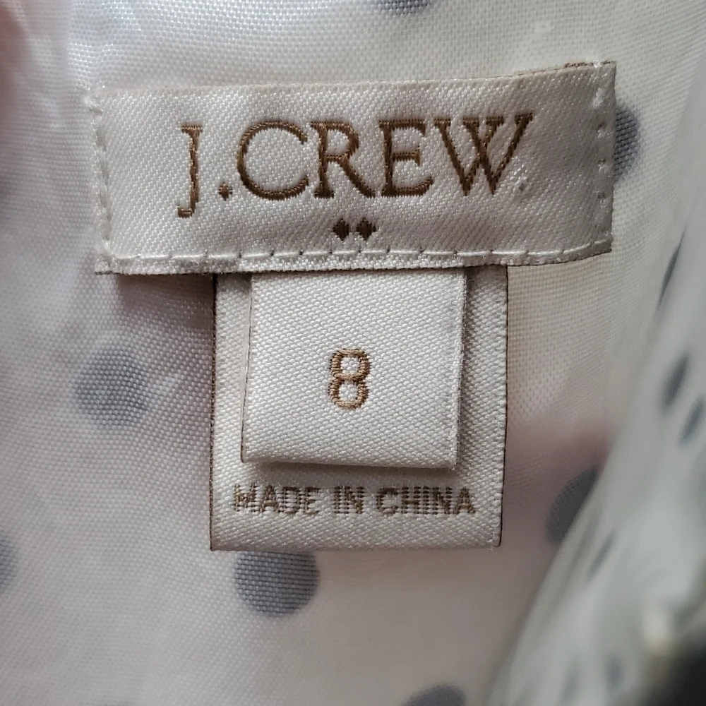 J. Crew Dress Womens Size 8 Sundress Milkmaid SUmmer